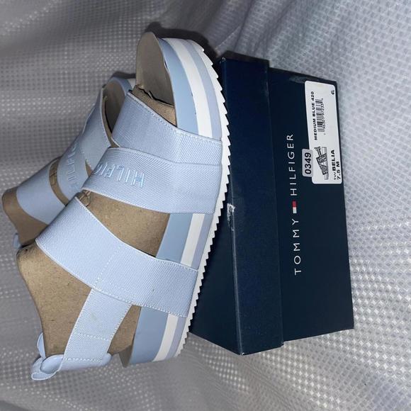 Tommy Hilfiger Shoes - Tommy Hilfiger Women's Belia Sandals Medium Blue Size 7.5